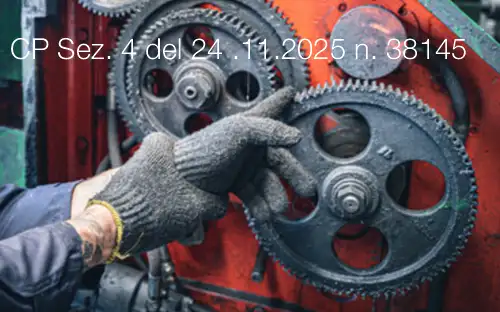 Cassazione Penale Sez. 4 del 24 novembre 2025 n. 38145 Cassazione Penale Sez. 4 del 24 novembre 2025 n. 38145